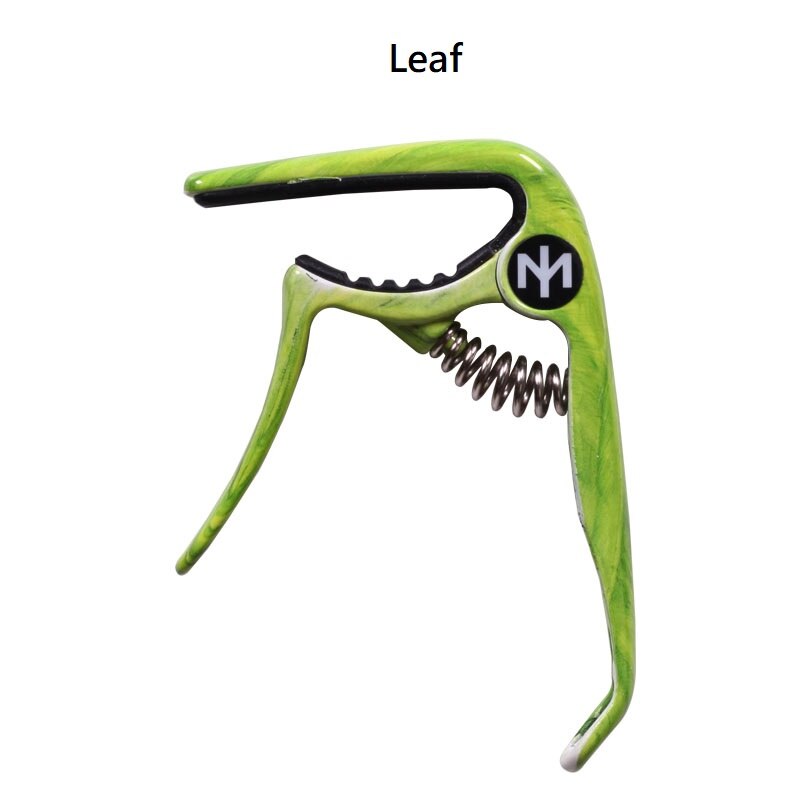 IM Gitaar Capo met Bridge Pin Remover Fit voor Akoestische Gitaar Elektrische Guita en Ukulele: Leaf