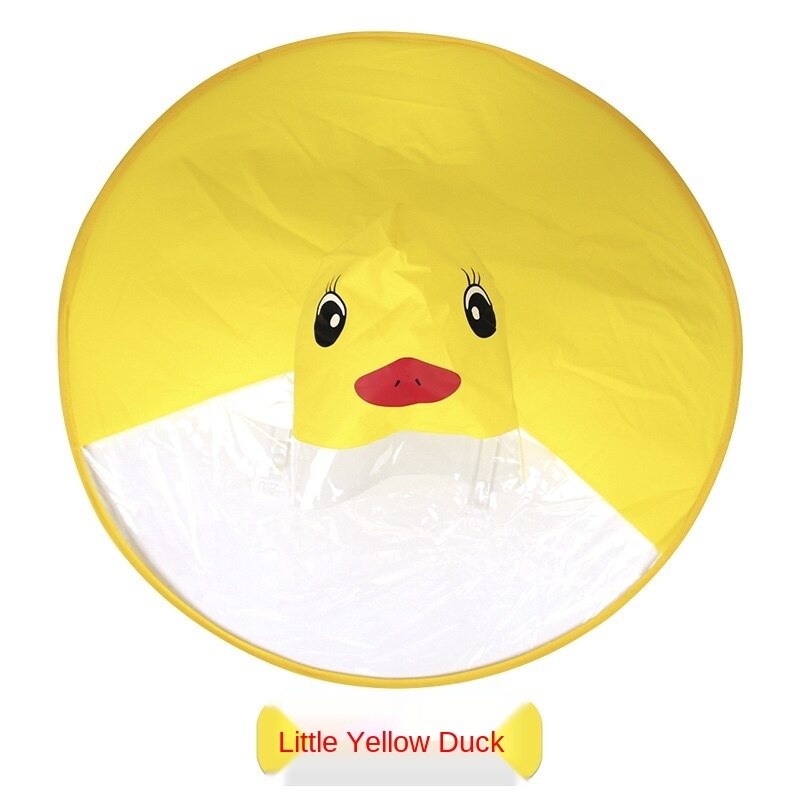Baby gelb ente regenmantel UFO regenmantel Ich bin freien Mantel transparent wasserdicht regenmantel mit TikTok: Huang kleine Ente / M