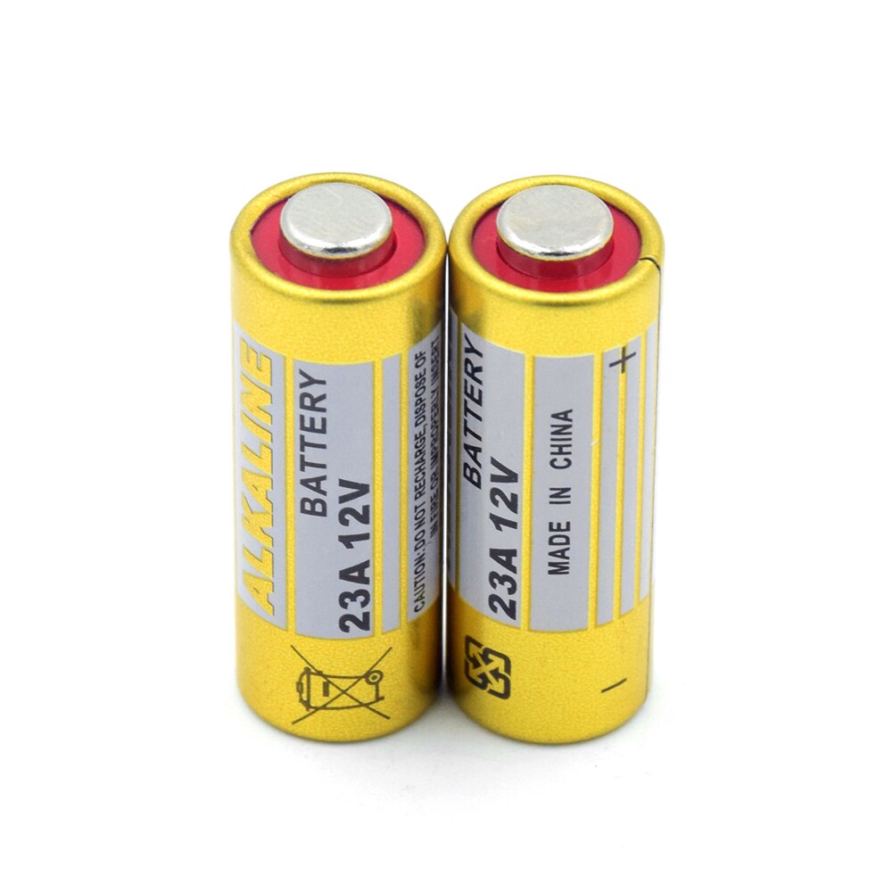YCDC 12V pile alcaline 23A 23GA MS21 A23 E23A V23GA pour télécommande sonnette Original: 2 PCS