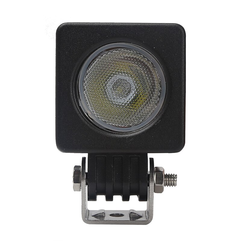 Holofote led para farol de motocicleta 10w, luz de trabalho universal para carros e caminhões