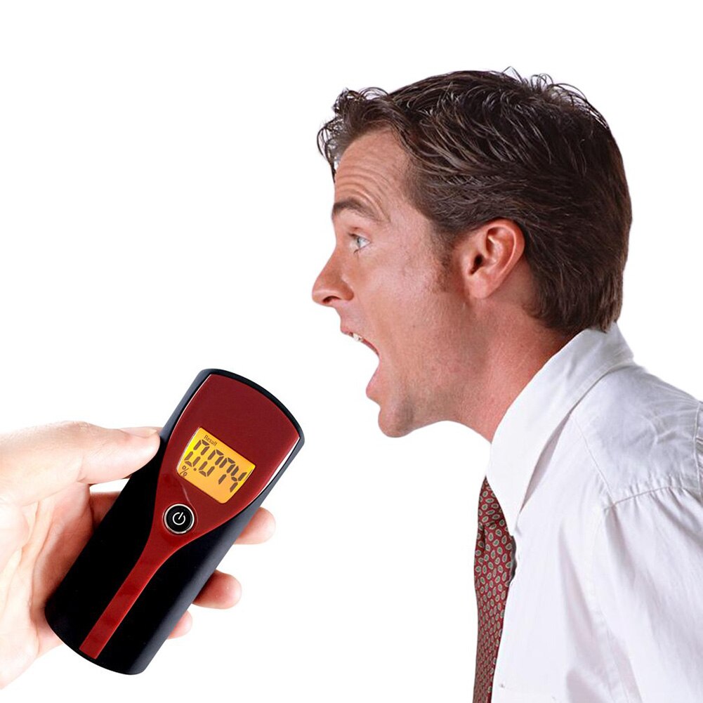 Digitale Adem Alcohol Tester Handheld Blaastest Alcohol Meter Met Lcd-scherm ALI88