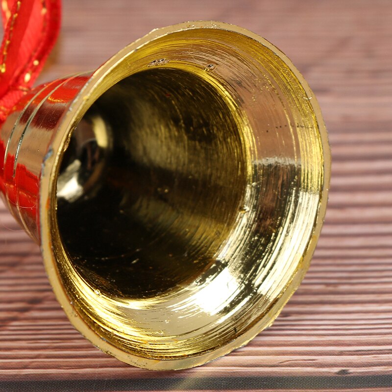 9Pcs Gold Bells Crafts Accessories Christmas Gingle Bell Wedding Party Decorate