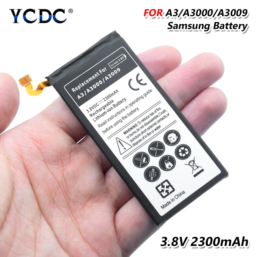 3.8V 2300Mah Lithium Telefoon Batterij Vervangende Batterij Voor Samsung Galaxy A3 ) a300 A3009 A300H A300F A300G Telefoon Batterij