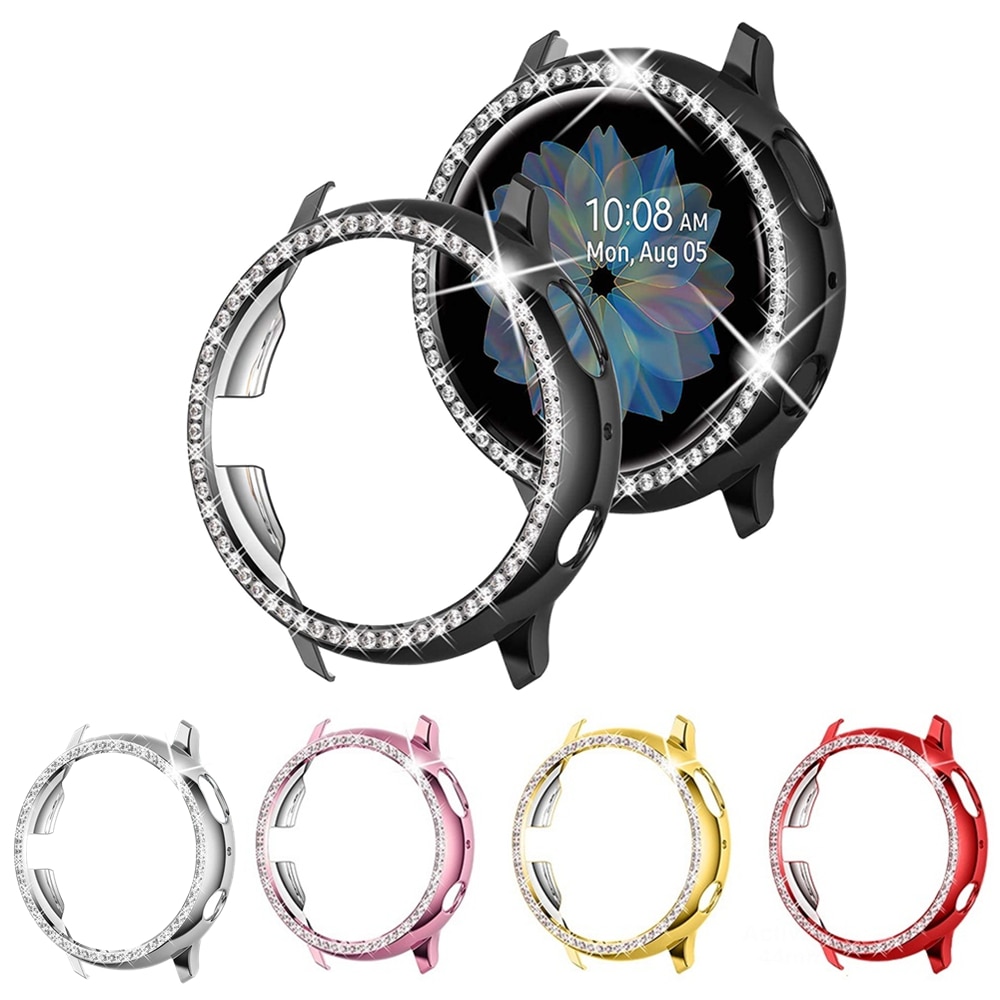 Protective Case For Samsung Galaxy Watch Active 2 40mm 44mm Coverage Screen Protector Cover Galaxy Active2 Bumper Protect Frame