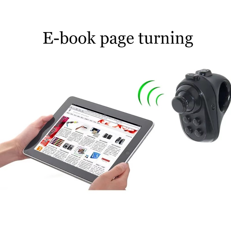 1PC Wireless Mini Finger Mouse Remote Control Joystick Adapter Game Pause Page Function Tablet PC Mobile IOS