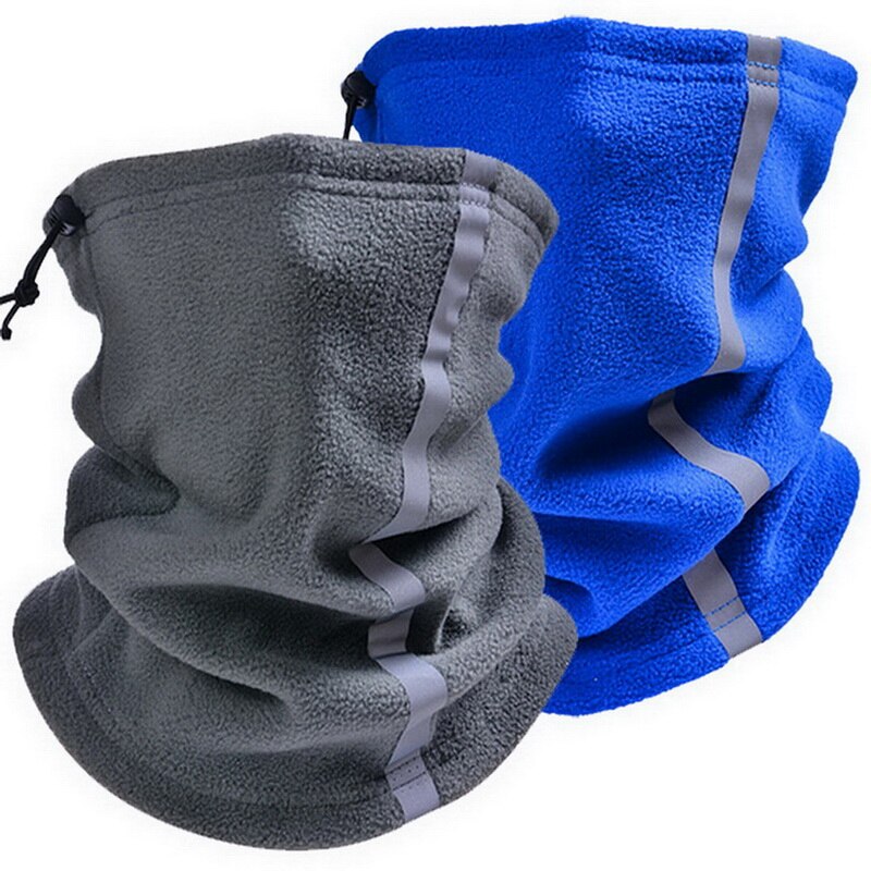 Cache-nez réfléchissant pour hommes et femmes, Bandana d&#39;hiver, randonnée, Ski, cache-cou, cyclisme, Tube de vélo, écharpe thermique, demi-masque de sport