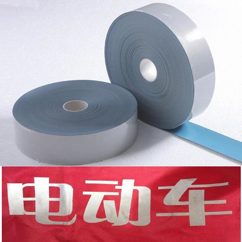 HTP Reflective Heat transfer Vinyl Film DIY Silver Iron on Reflective Warning Tape For Bag Clothing Shoes
