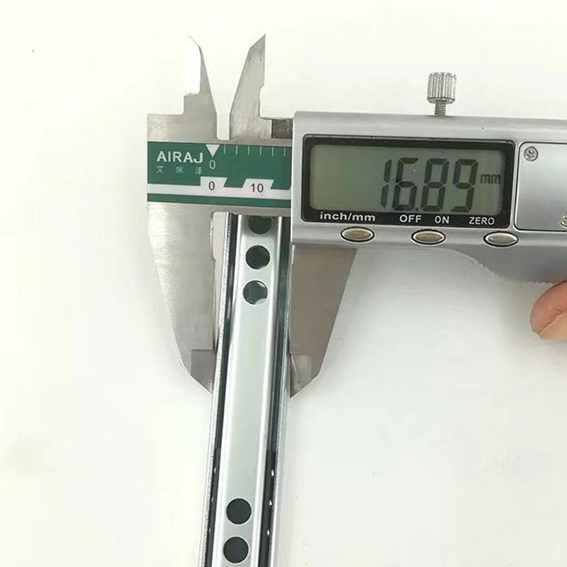 2PCS Kitchen Cupboard Drawer Slides Furniture Guide Rail Full Extension Parts For Kitchen Cabinets Cupboard Wardrobe Drawers