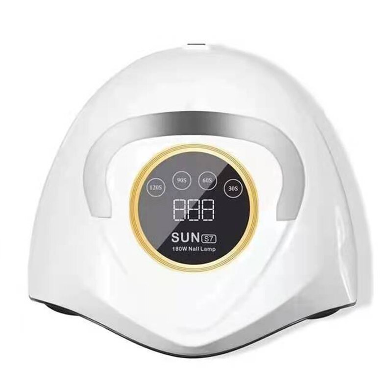 SUN S7-secador de uñas de 180W, lámpara UV LED de alta potencia, pantalla LCD, temporizador de secado de uñas para secar todo el Gel, herramientas de arte de manicura