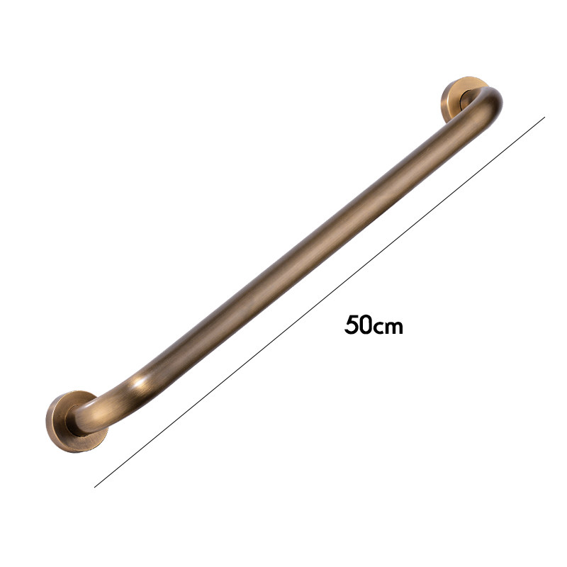 Grab Bars Ruimte Aluminium 30/40/50 Cm Badkamer Bad Leuning Grab Wc Douche Baden Rechte Veiligheid Ondersteuning Handvat Handdoek rack: Antique -50cm