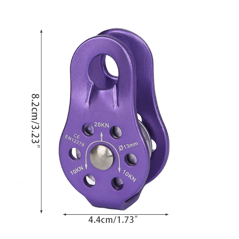 Portable Climbing Rope Rescue High Altitude Rope Pulley Used for High-altitude Operation Escape Rescue Rapid Descent