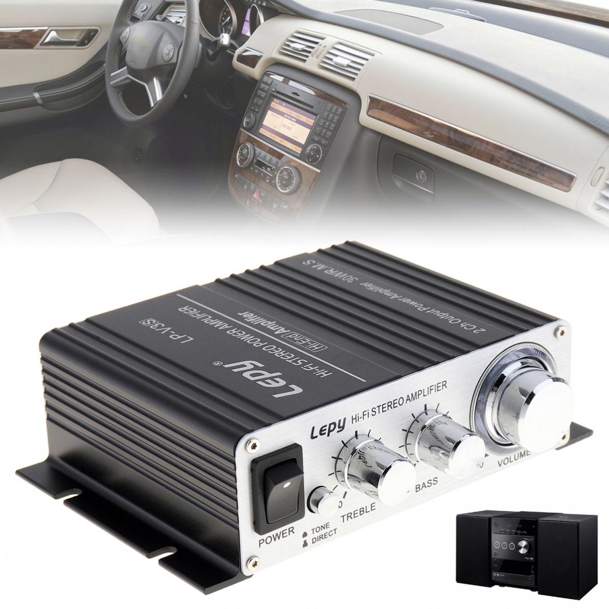 Auto Versterkers Mini 700W Hi-Fi 12V Stereo Versterker MP3 Motorfiets Auto Amp Stereo Versterker