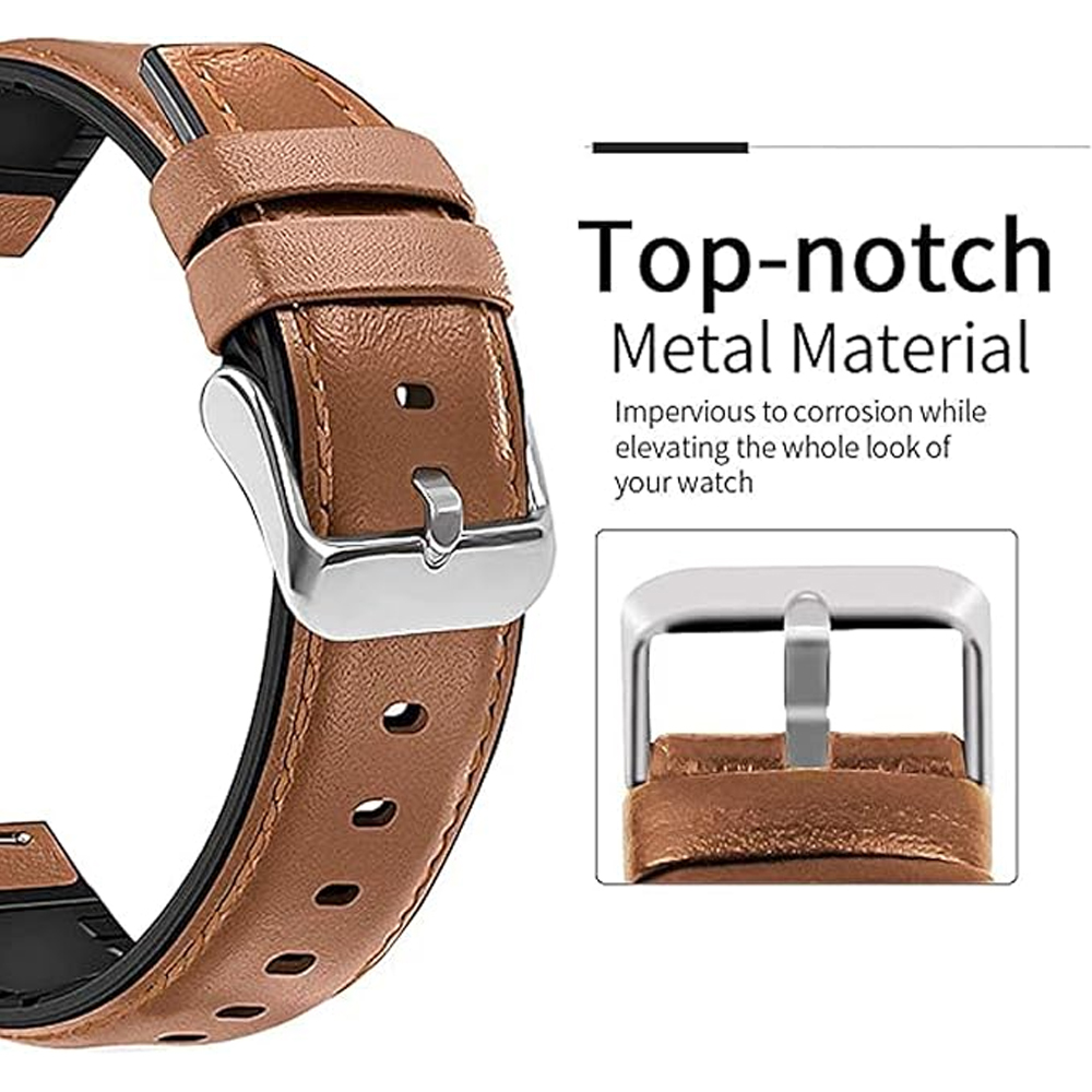 22mm nahkaista silikoniranneketta huami amazfit bip 6 5/ balance/stratos 3/ gtr 4 2e 3 pro/pace -kellolle, ranneke vaihtoranneke