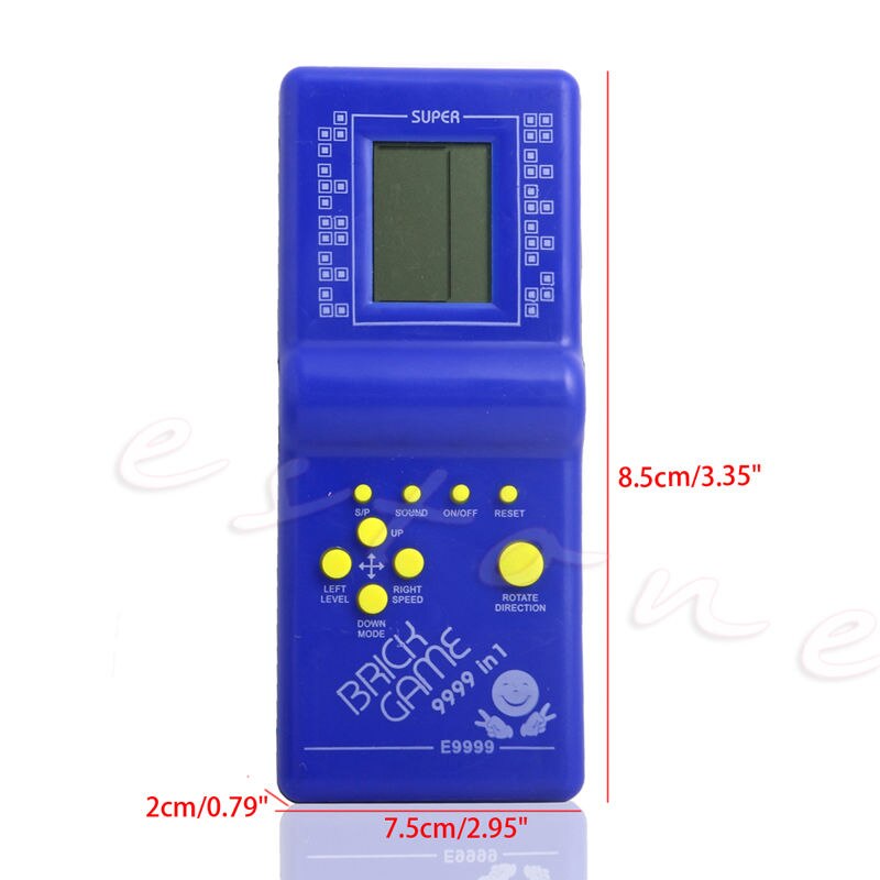 Juego electrónico de bolsillo para Arcade, 1 unidad, clásico, Vintage, Tetris