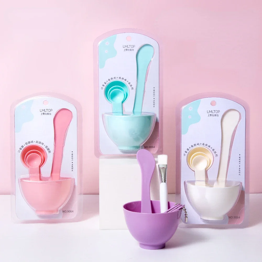 Juego de 9/6/Uds., cuenco para máscara rosa, máscara Facial completa, herramientas de belleza DIY, tazón para mezclar máscara Facial, cepillo, cuchara, palo, herramienta, Kit de cuidado Facial