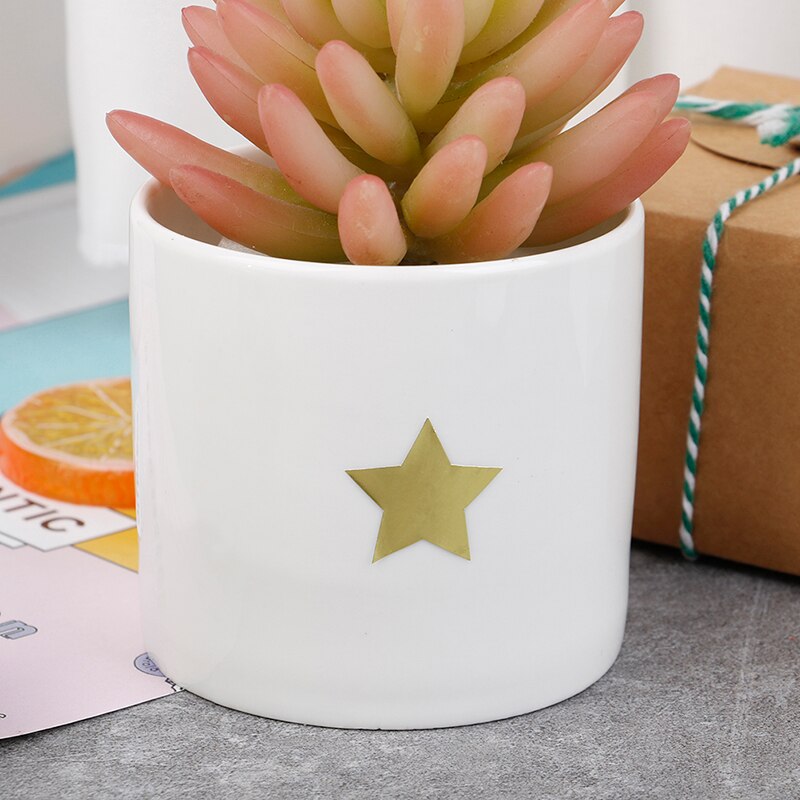 500Pcs/Roll Star Shape of Gold Stickers Seal Labels Scrapbooking for Package and Wedding Decoration