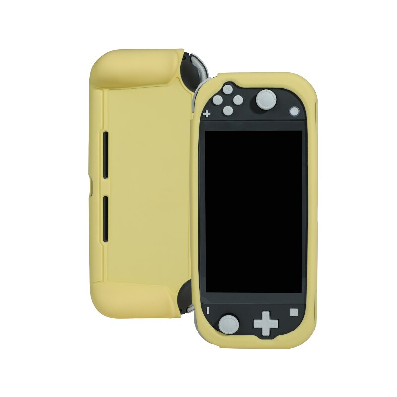 Para nintendo switch lite máquina de jogo capa protetora máquina jogo capa protetora silicone all inclusive escudo protetor: yellow