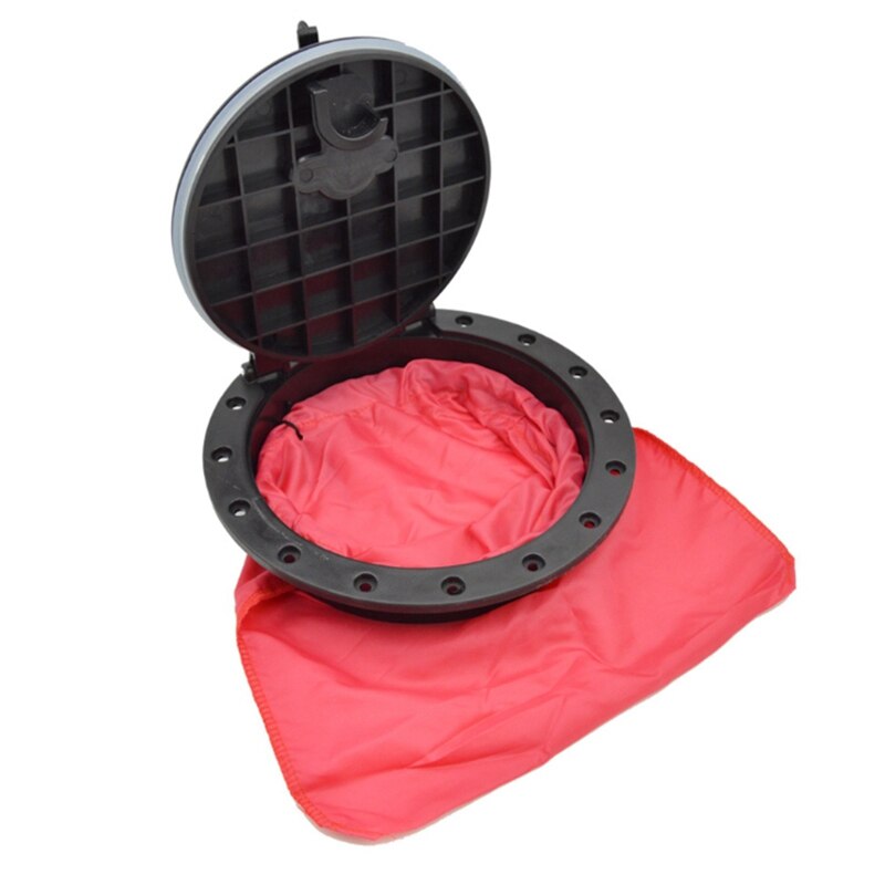 8 Inch Kajak Duurzaam Marine Deck Plaat Installeren Accessoires Hatch Cover Boot Schroeven Met Rode Zak