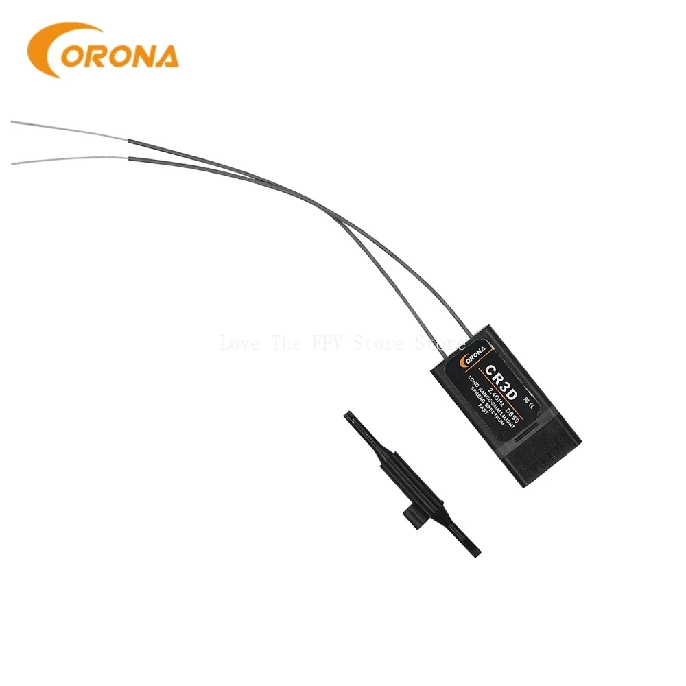 Corona 2.4GHz CT3F DSSS 3 Channel RF Module & CR3D Receiver for Futaba 3PM 3PK Hitec Transmitter: Yellow