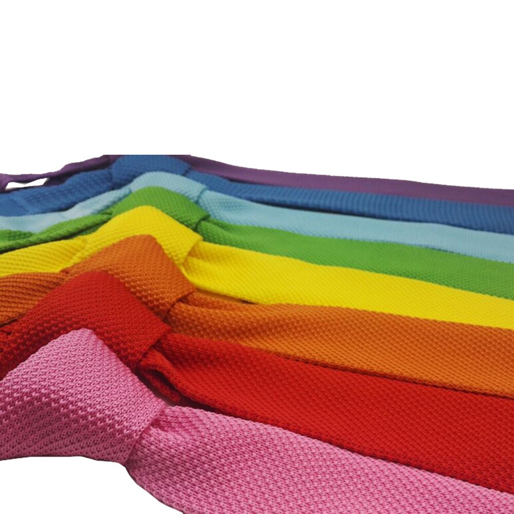 Huishi Slanke Mode Gebreide Banden Voor Mannen 5.5 Cm Solid Blauw Rood Gebreide Tiegreen Gebreide Tie Brown Gebreide Ties