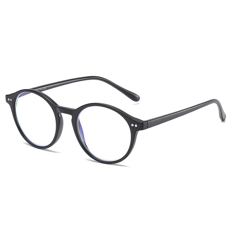 Fs computer mobil anti blåt lys briller kvinder mænd leopard print stel øjenbeskyttelse bluelight blokerende briller: Sort 1