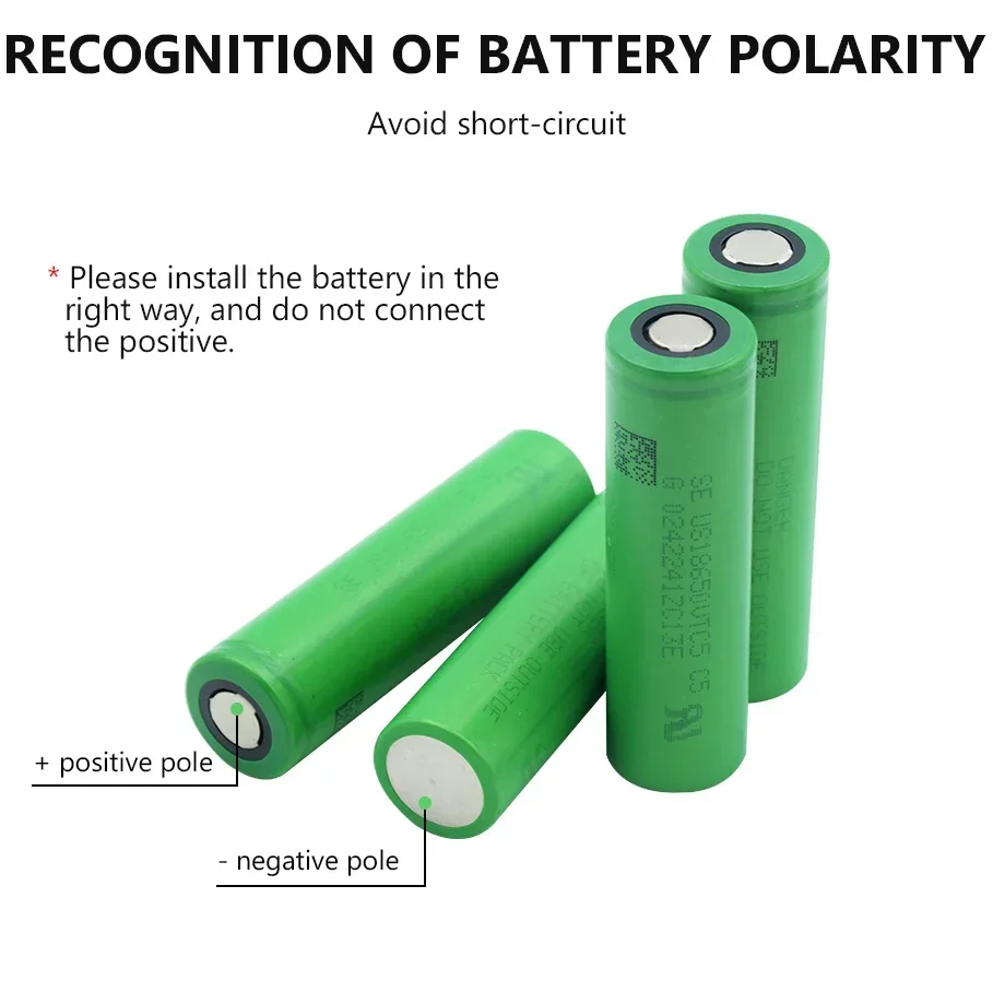 2025 3,7 V recargable us18650 vtc5 2600mAH vtc 518650 Reemplace la batería 3.7V 2600mAH 18650.2600mAh.