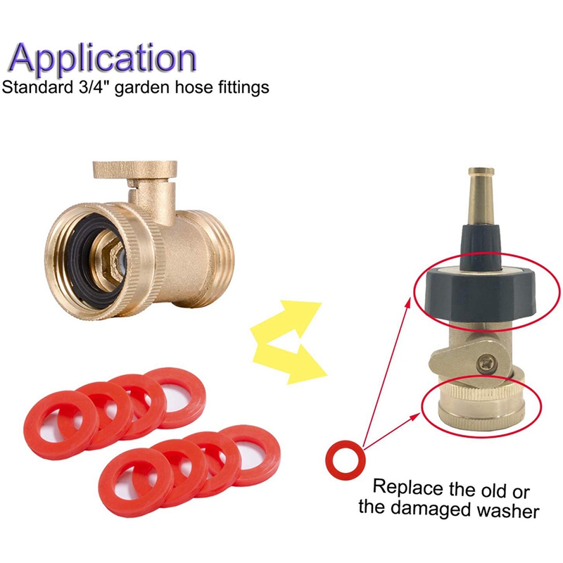 Heavy Duty Pure Copper Hose Splitter Set with 2Pcs Single Way Heavy Duty Pure Copper Hose Splitter Garden Hose Connectors and 4P