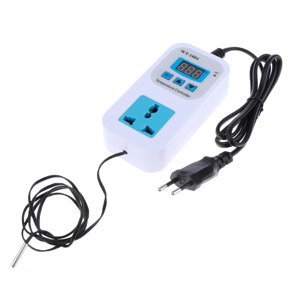 WT-1001 220V Digitale Temperatuurregelaar Thermostaat Schakelaar Eu