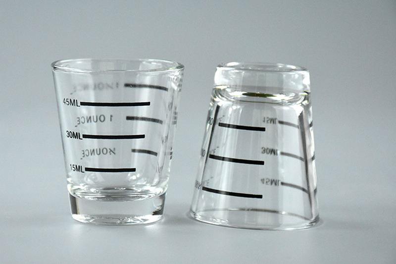 Glass bar measures bartender measuring cup cups bar spaghetti measuring cup glass