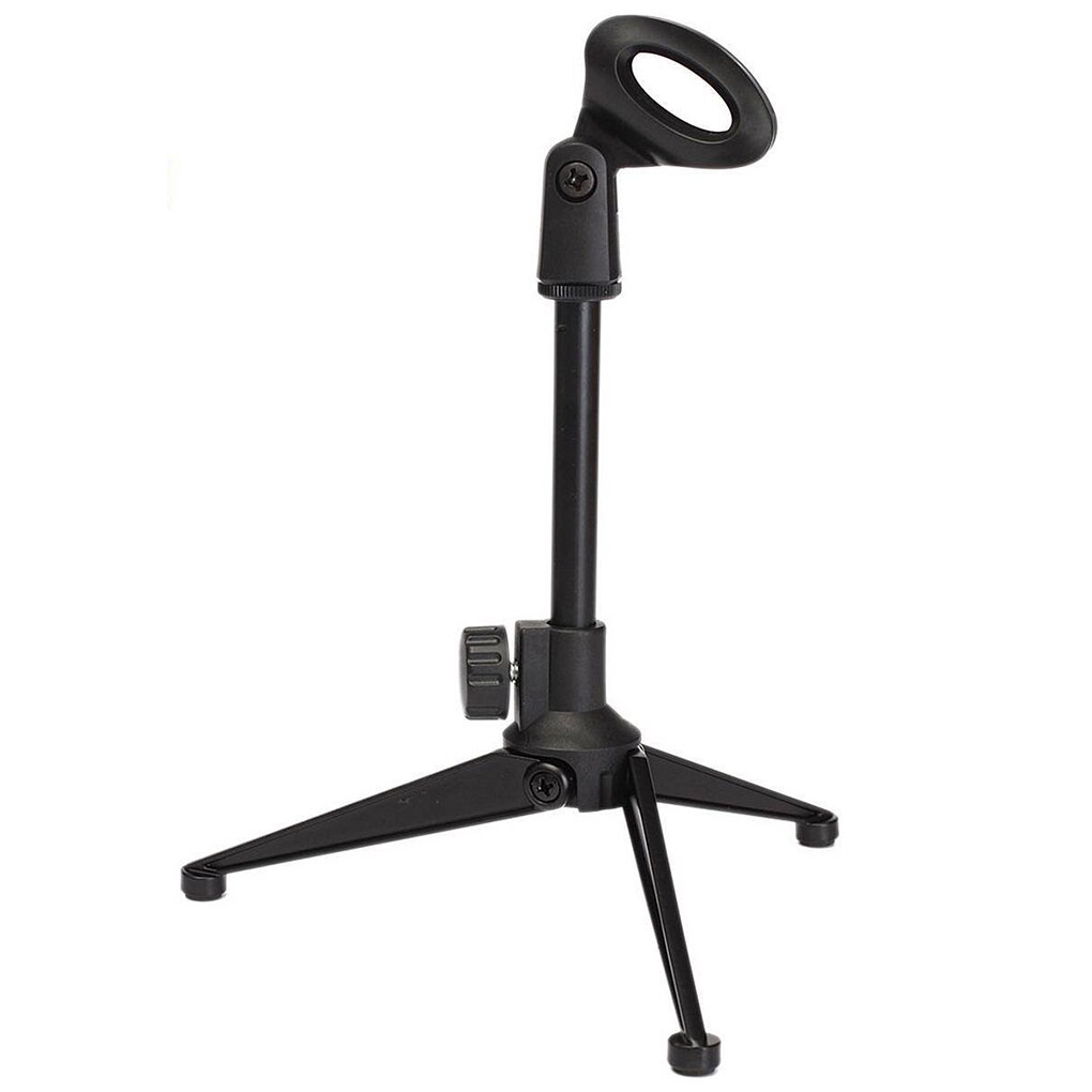 WS858 Bluetooth sans fil Microphone haut-parleur Microphone à main karaoké micro KTV lecteur de musique enregistreur de chant: Microphone Stand