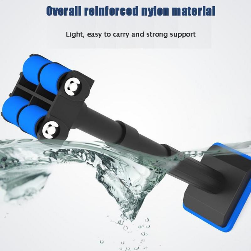 Badeværelsesskabsdør monteringsstøtte 19-44cm højdejusterbar remskive skabsstøttestang træbearbejdningsmonteringsstøtte