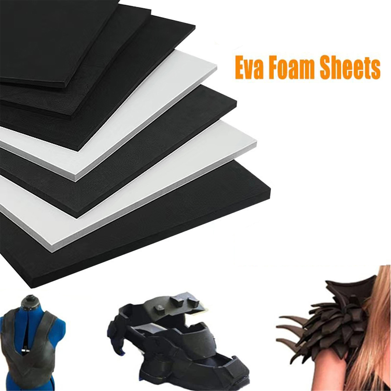 1 stk. eva-skumplate med 1/2/3/5/10mm tykkelser, lydabsorberende lydisolasjonsskum, prosess eva-tallerken, håndlaget modellbyggingsmateriale