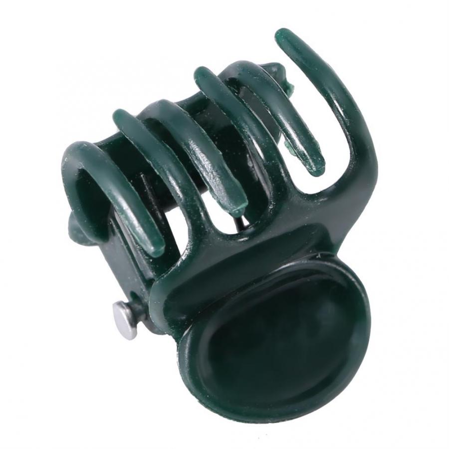 100 stk plastik mini stilke blomster haveredskaber stilk clips vokse opretstående orkidé havestængel clips