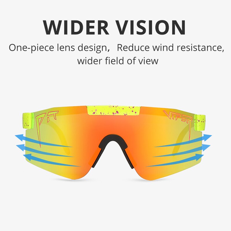 Pit viper Übergroßen Blau Gespiegelt Sonnenbrille Männer Sport polarisierte brillen einstellbare tr90 rahmen uv400 Schutz Frau Gläser