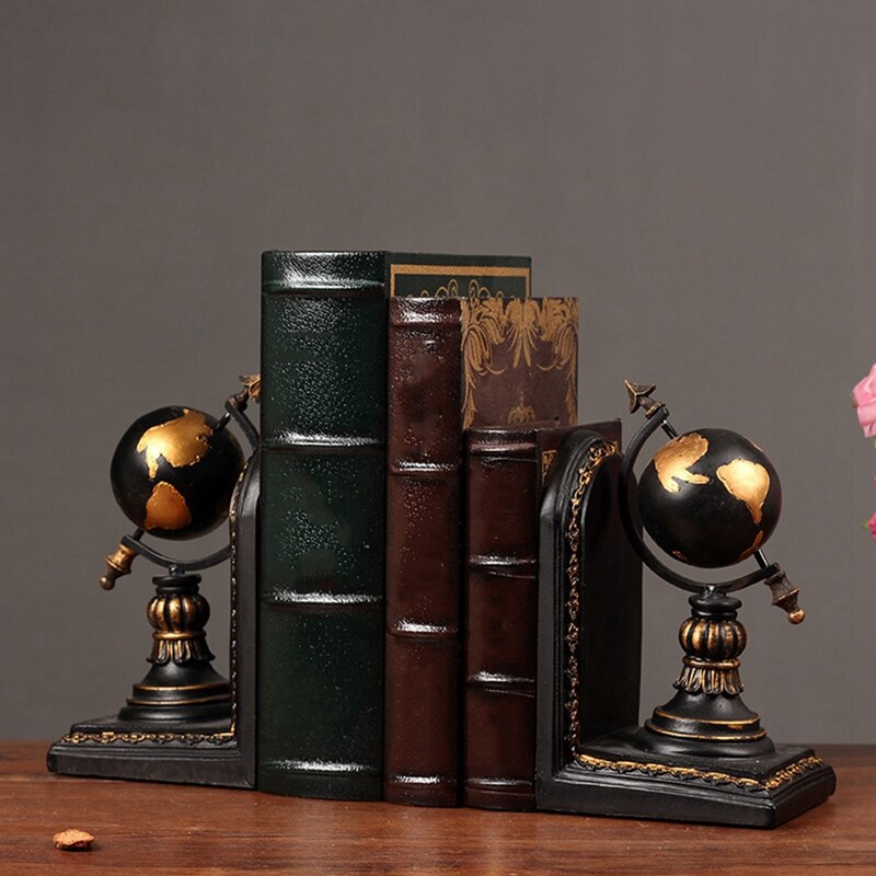 Retro Globe Boek Stand Boekenplank Kantoor Decoraties Kantoor Studie Boek Houder Boek Rest