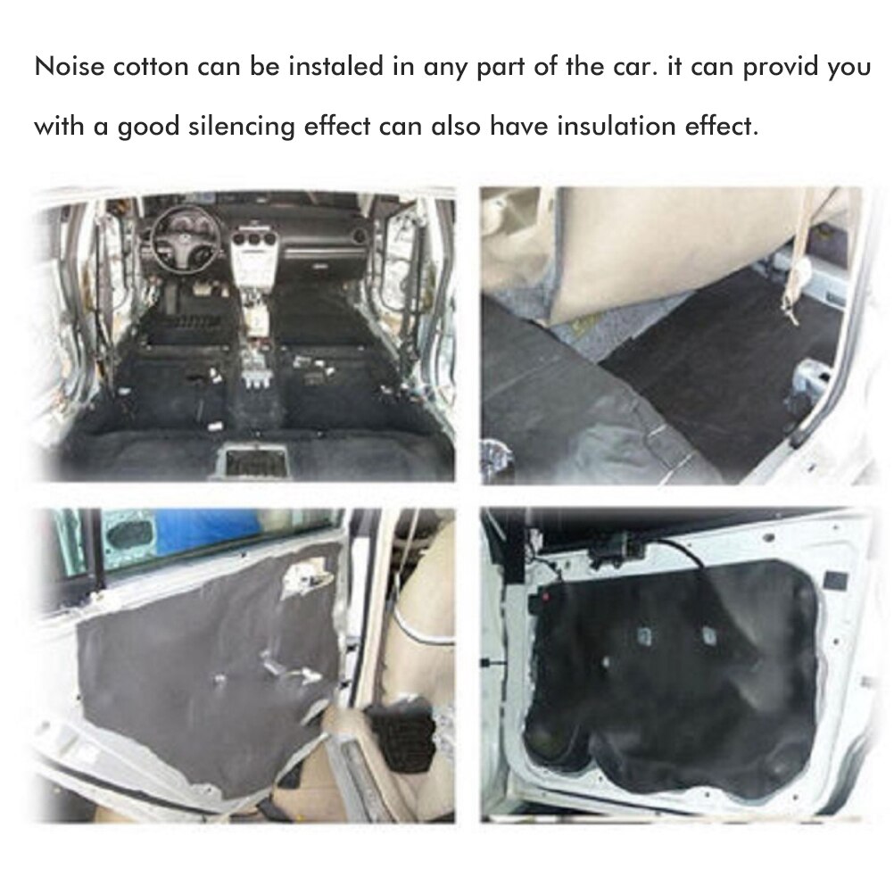 Almohadilla aislante Universal para coche, 5/8/10mm, aislamiento fonoabsorbente de sonido y calor para interior, alfombrilla de amortiguación insonorizada, espuma de celda cerrada