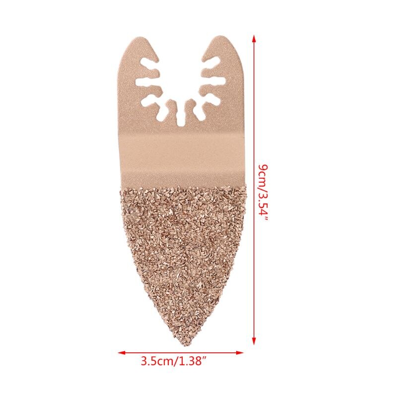 Cut Circular Carbide and Diamond Oscillating Multi Tool Saw Blades Triangle Rasp