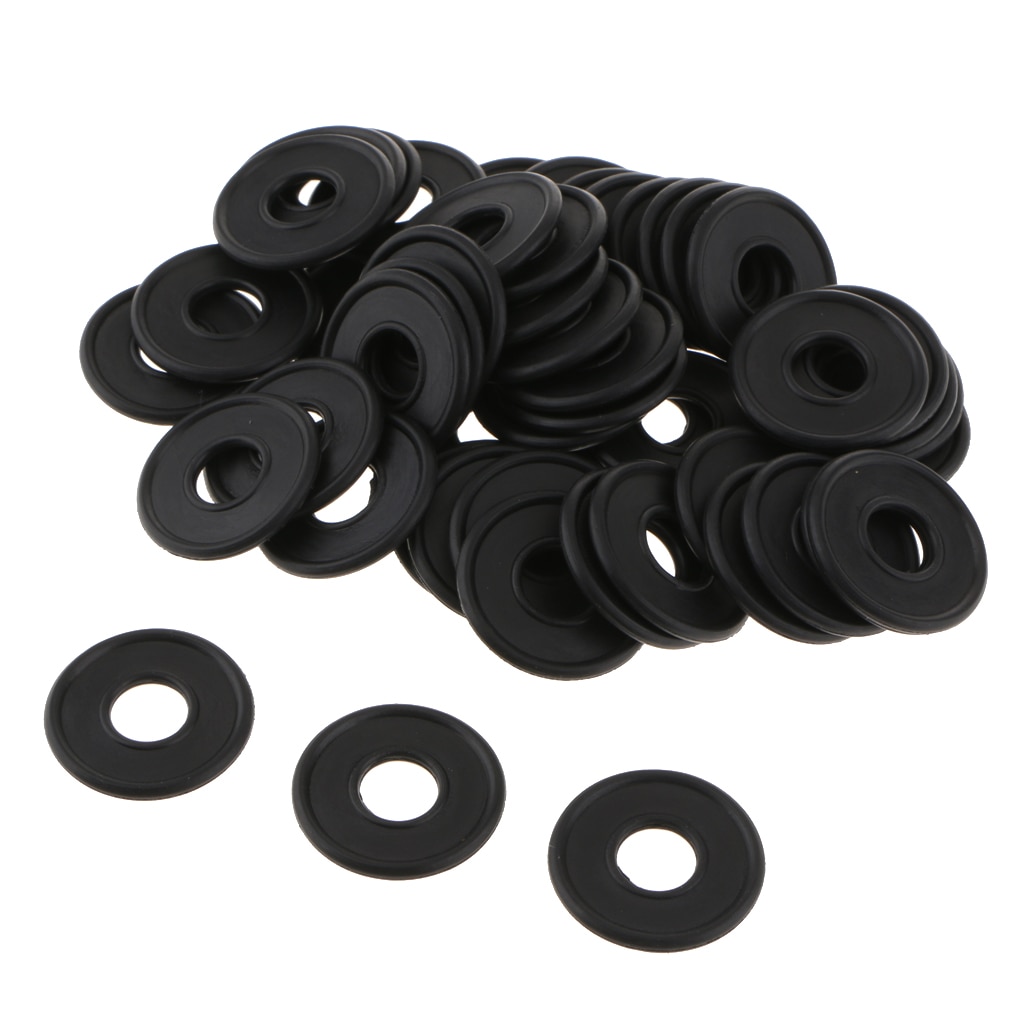 50pcs Engine Oil Drain Plug Rubber Crush Washer Seal O-Ring Gasket for GM Saturn