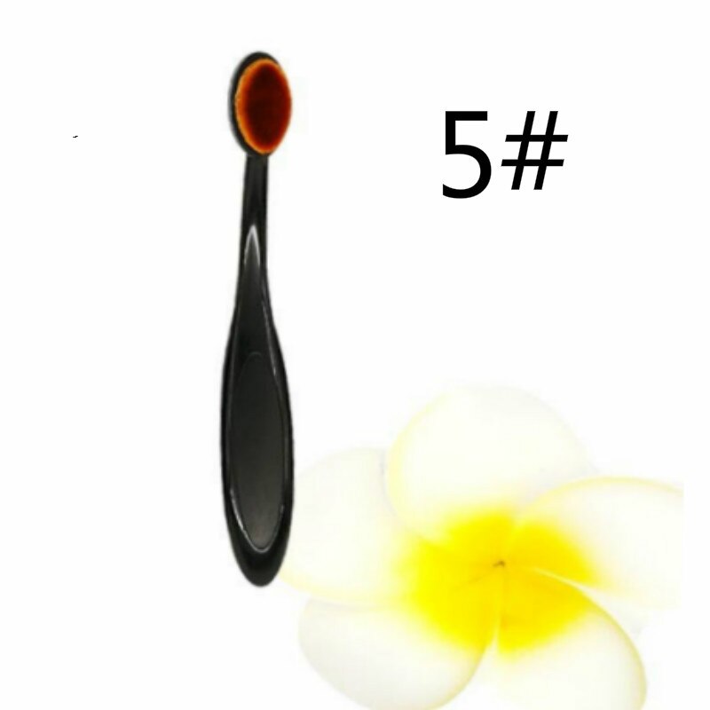 1 stk makeup børste tandbørste stor størrelse 16cm bløde makeup børster foundation ovale børster makeup værktøj børste sæt: Dsca -5