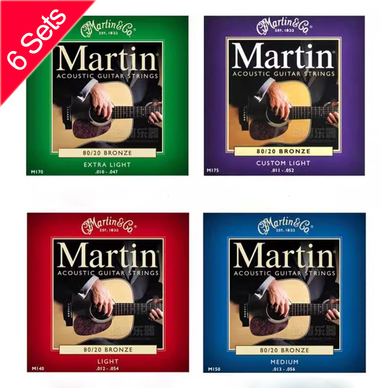 6 setzt Akustikgitarrensaiten 80/20 Phosphorbronze Legierung Gitarrensaiten MSP7100 M140 Gitarrenzubehör