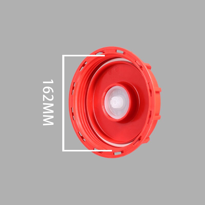 1Pcs Ibc Tank Deksel Water Vloeibare Tank Cap Met Pakking Goede Afdichting Red Cover Voor Ibc Watertank: Bruin