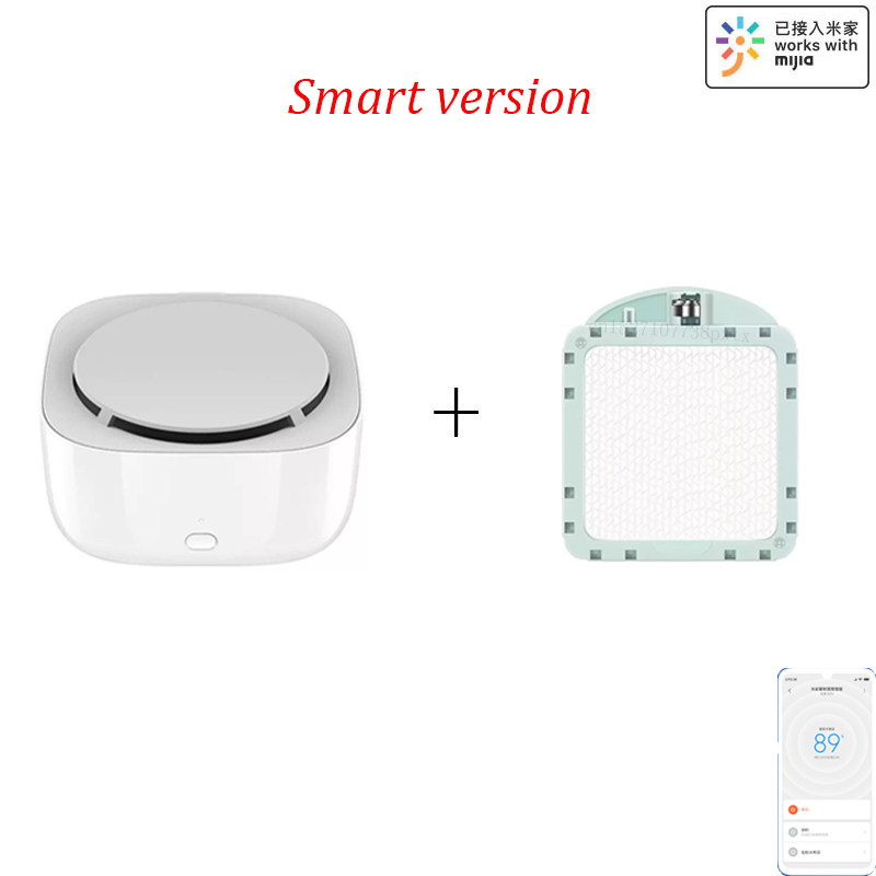 Xiaomi Mijia moustique répulsif tueur Version intelligente téléphone minuterie interrupteur avec lumière LED utilisation 90 jours de travail dans mihome AP