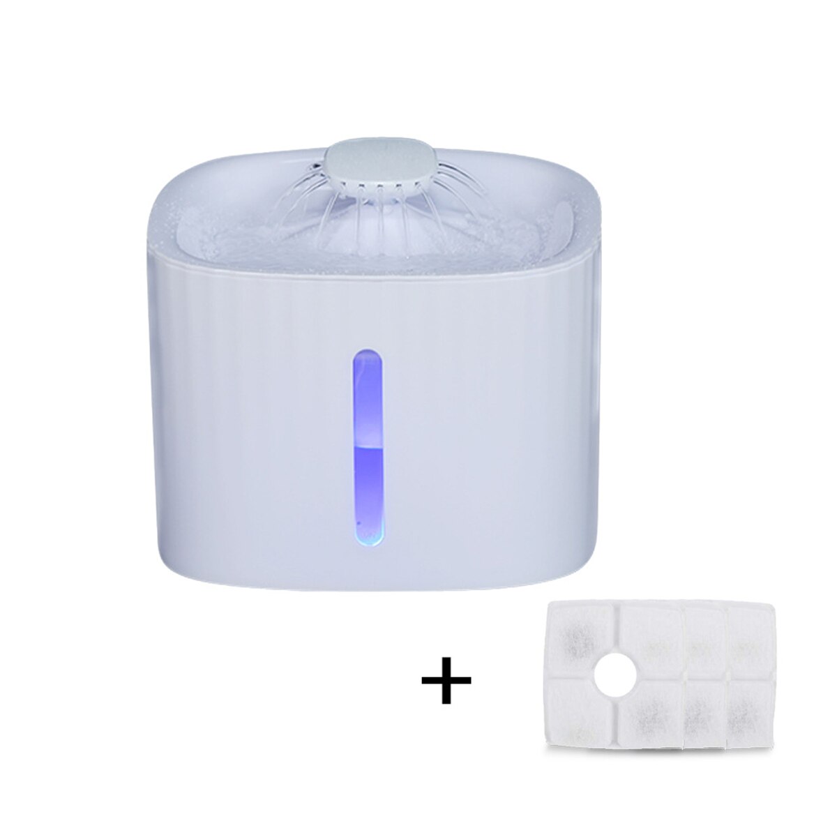 Comedero de perro y gato automático para mascotas, cuenco eléctrico LED silencioso para agua potable, tazón para mascotas, dispensador de bebidas, plato de comida