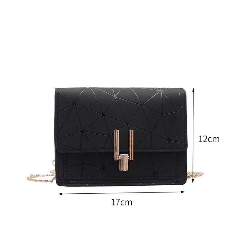 Luxe Vrouwen Schoudertassen PU Leer Crack Afdrukken Y Lock Keten Messenger Bag Avond Dames Koppelingen Vierkante Pakket SS7451