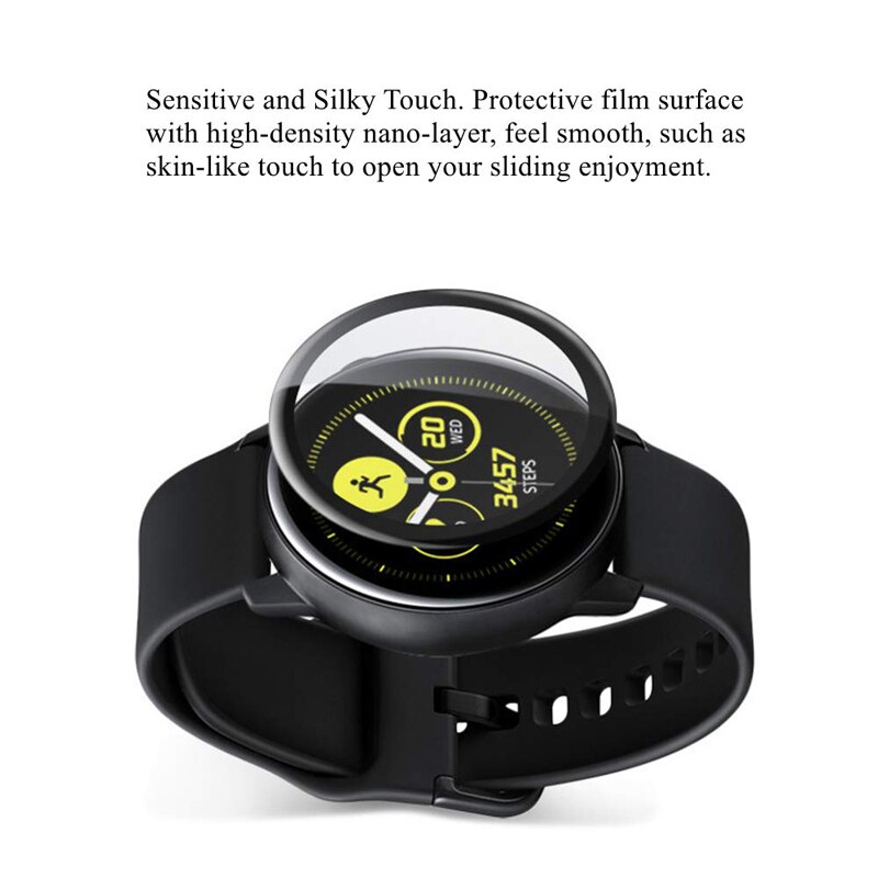Polymeer Horloge Film Voor Samsung Galaxy Horloge Actieve 2 44Mm 40Mm Gear S3 Frontier 46Mm 42Mm s2 Screen Protector Hd Anti-Bubble