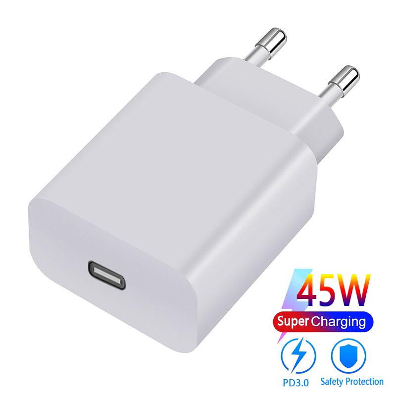 Ladegerät 45w Pd Schnelle Ladung EU UNS Für Galaxis S21 5G S20 S10 Hinweis 20 10 A71 A70s a80 M51 Ladegerät für Samsung Typ C Hafen