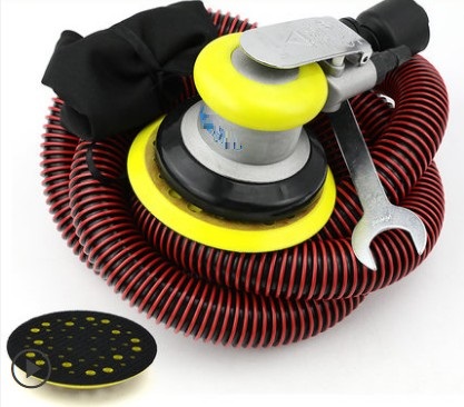 5 &quot;staub-freies pneumatische Schleifer mit staub-absorbieren trockenen schleifer asche schleifen kopf Schleifer: X03A0013   44 Löcher