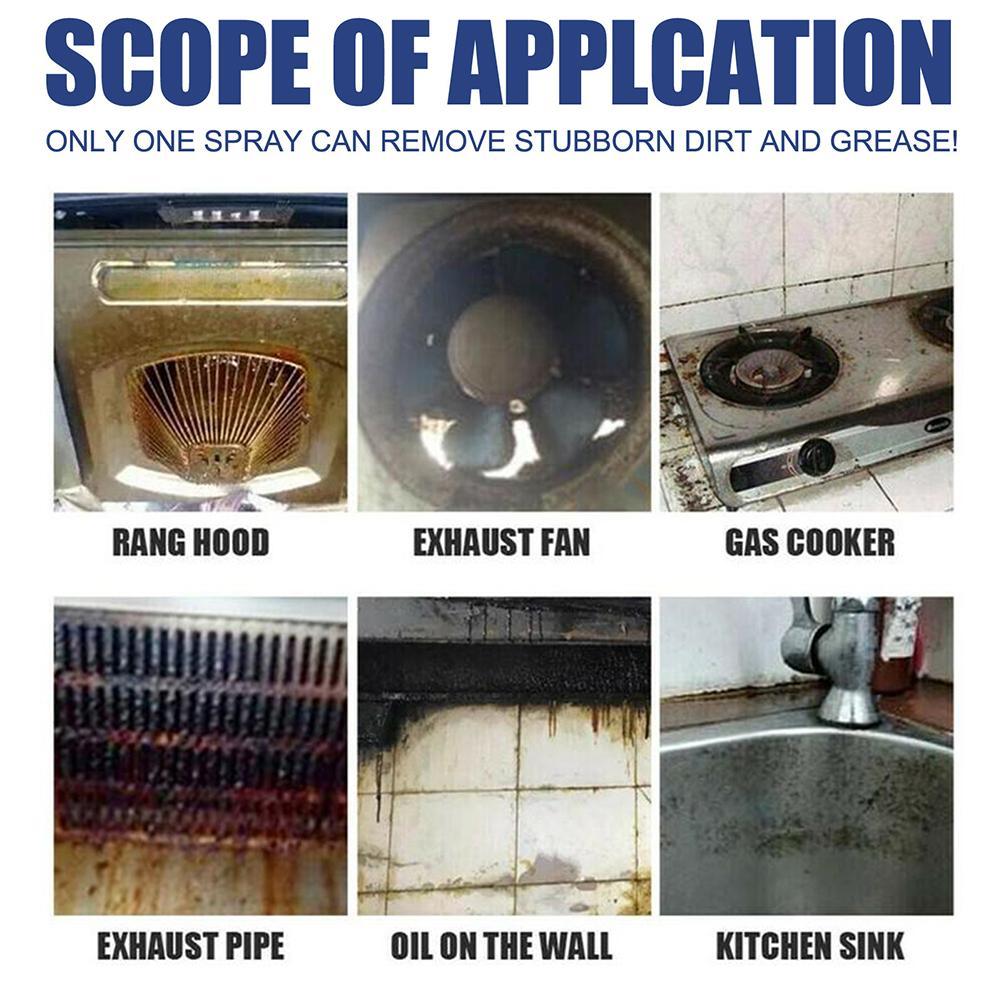 Household Kitchen Multi-purpose Cleaner Kitchen Fume Foam Remover Kitchen Ventilation Fan To Remove Stains And Oil Cleaner