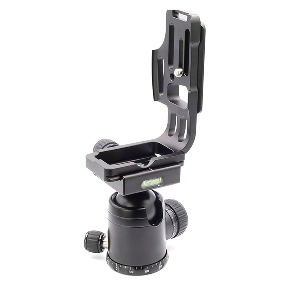 Jintu Black Metal Quick Release L-Plate Bracket Hand Grip Voor Nikon D800 D800E D810 Dslr Camera