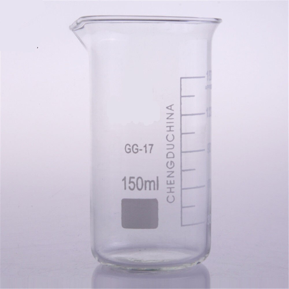 150mL Bekerglas Tall Vorm Chemische Lab Glaswerk